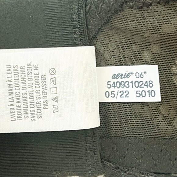 NWT Aerie Dark Green Real Power Wireless Push Up Joy Convertible Lace Bra  32C - Picture 11 of 11